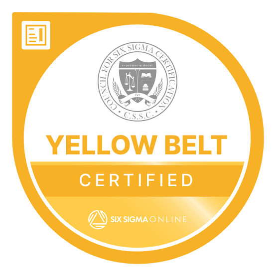 Lean Six Sigma Yellow Belt